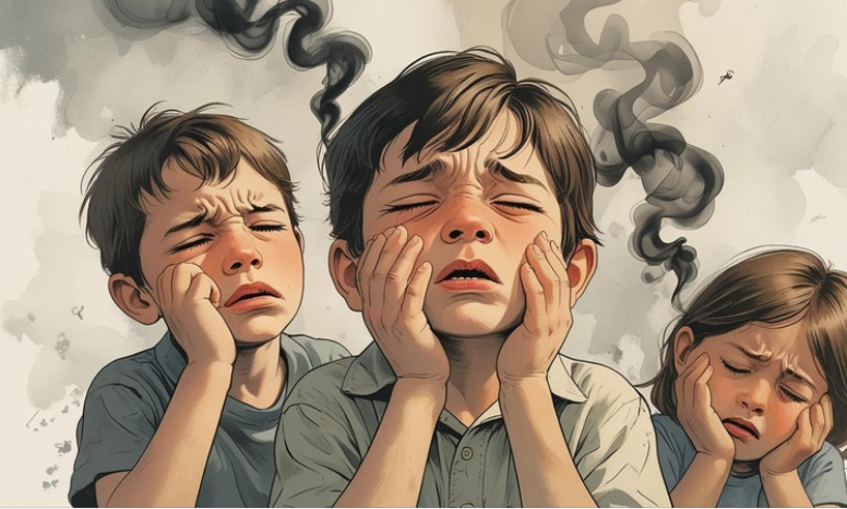 Trẻ em sống cùng người hút thuốc dễ mắc hen suyễn và viêm phổi